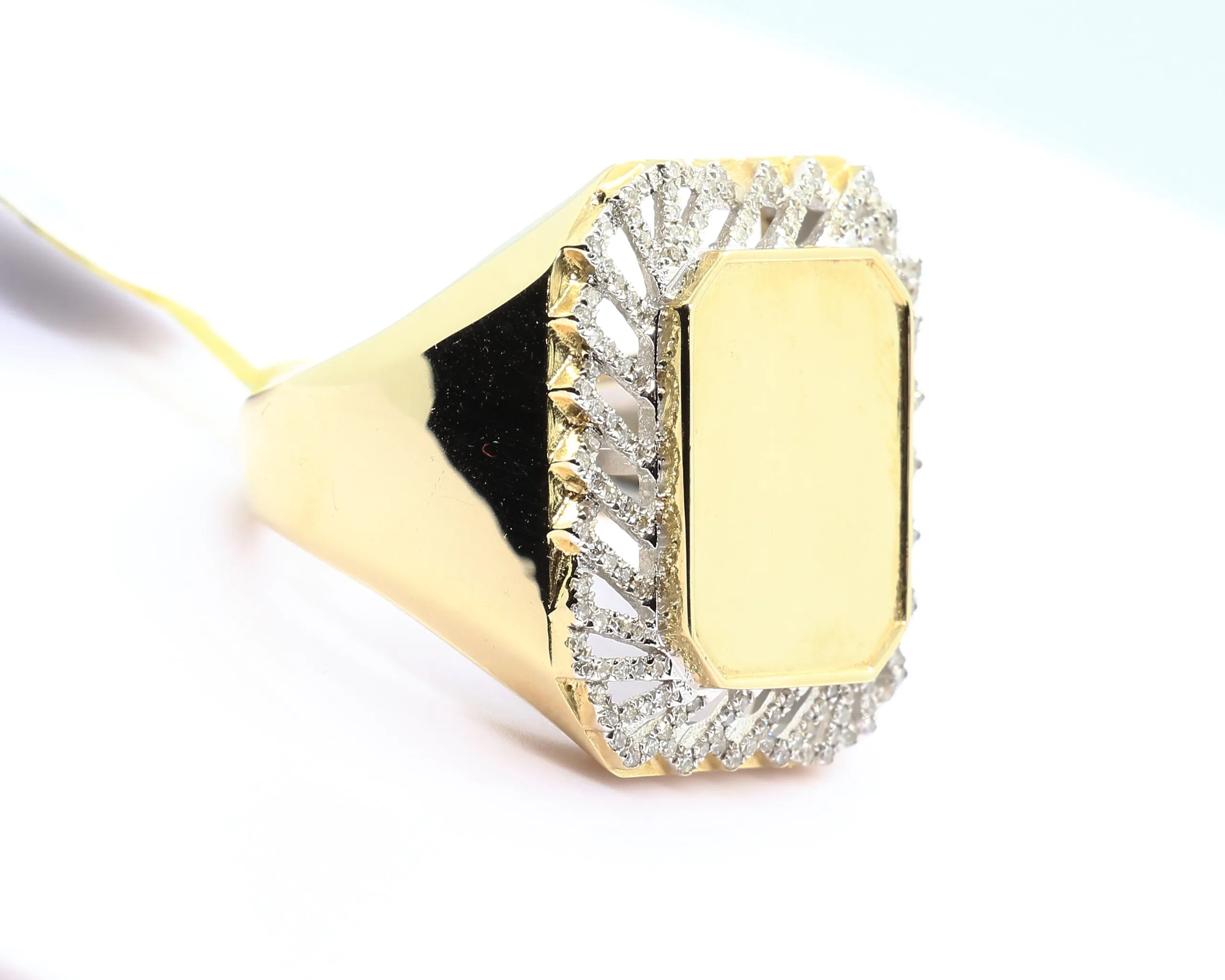 10K Yellow Gold Memory Ring