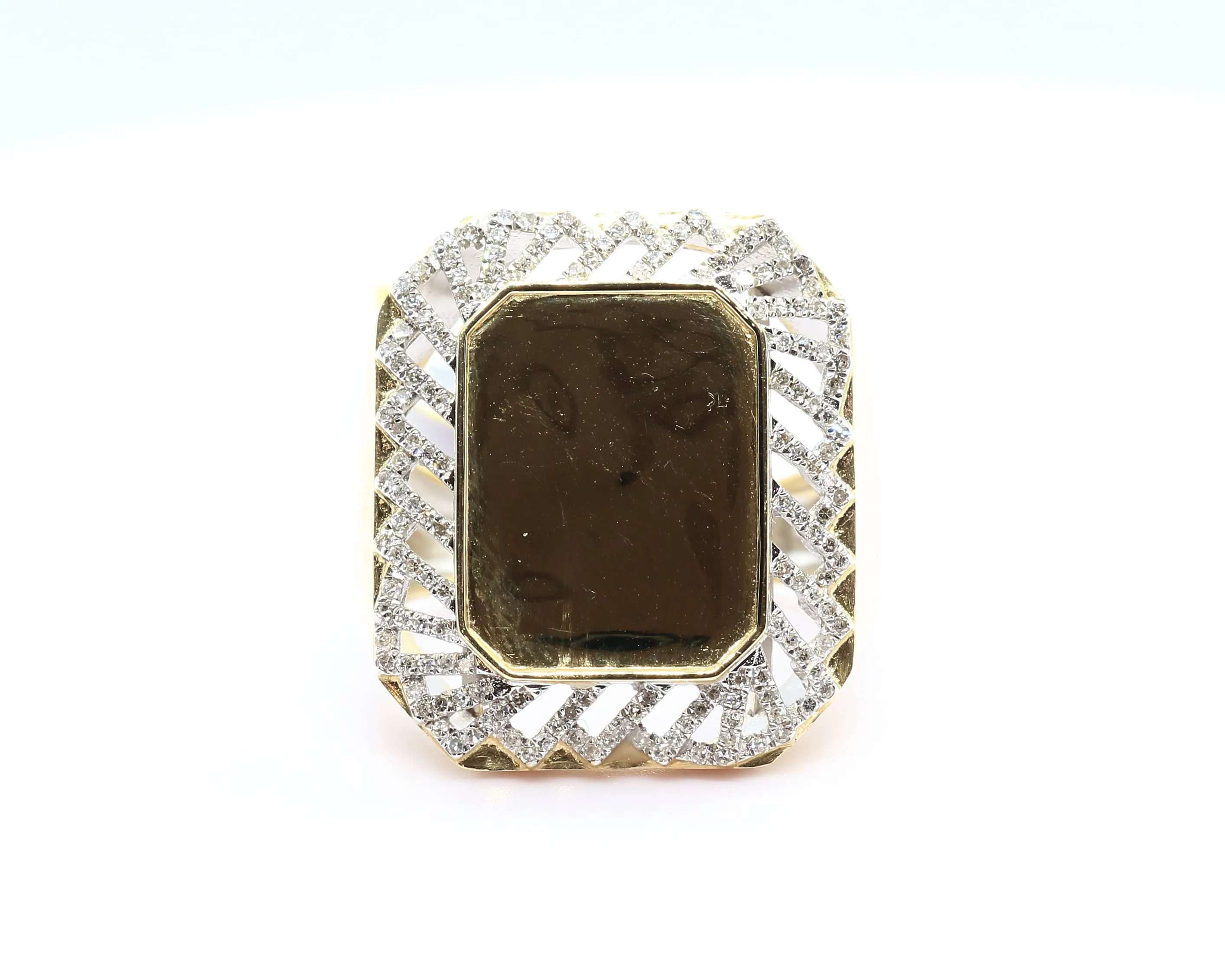 10K Yellow Gold Memory Ring