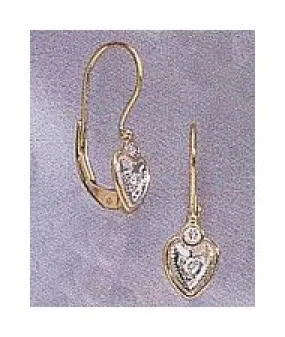 14k Valentino Diamond Earrings