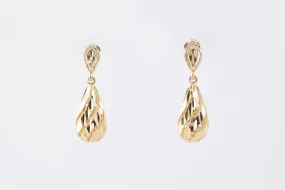 14k Yellow Gold Dangle Earrings (4.21g.)