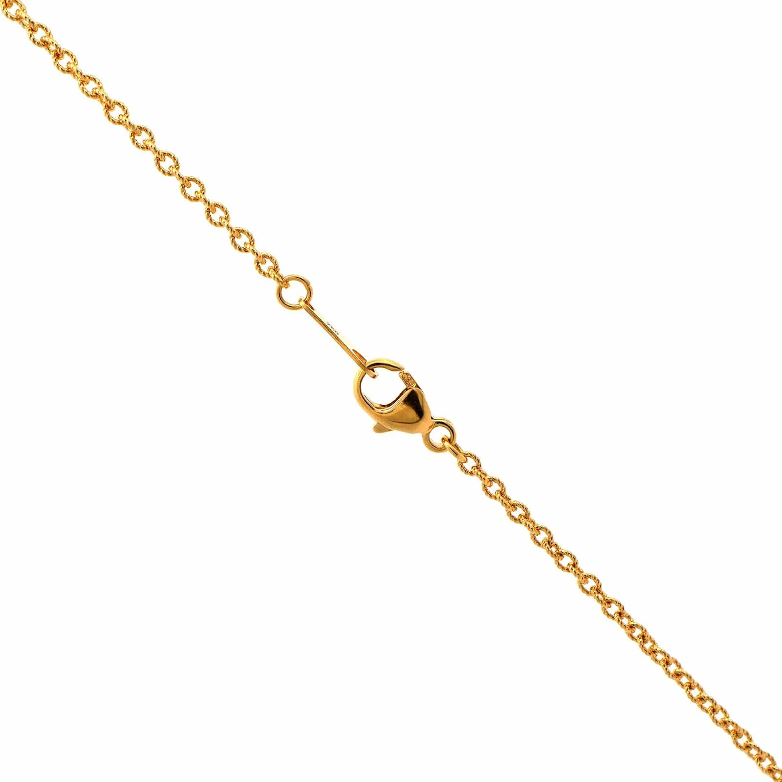 18K Yellow Gold Ruby Necklace