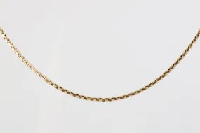 18" 14k Yellow Gold Twisted Link Chain Necklace (6.27g.)