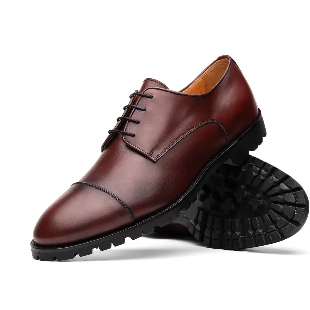 25-865-BRG JAMES Italian Calfskin Burgundy