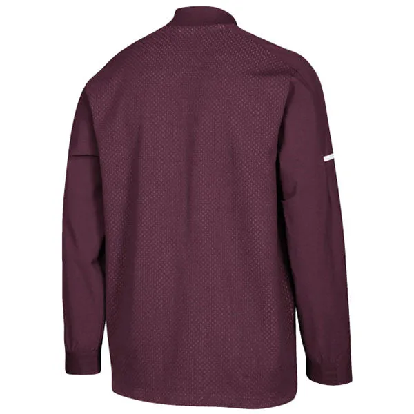 adidas Men's Maroon/White Squad Bomber Jacket