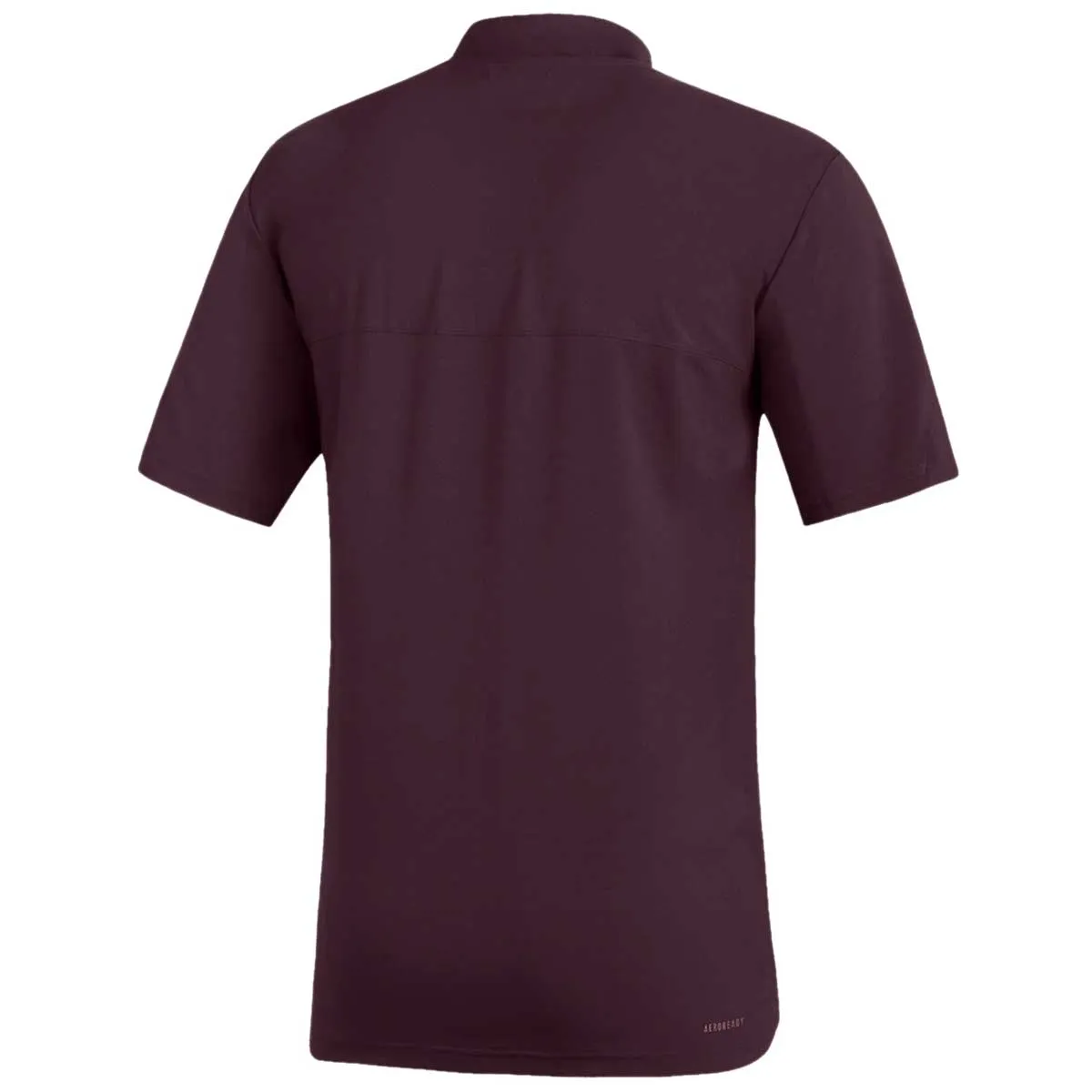 adidas Men's Team Maroon/White Under The Lights Short Sleeve 1/4 Zip