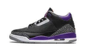 Air Jordan 3 Retro Black Court Purple