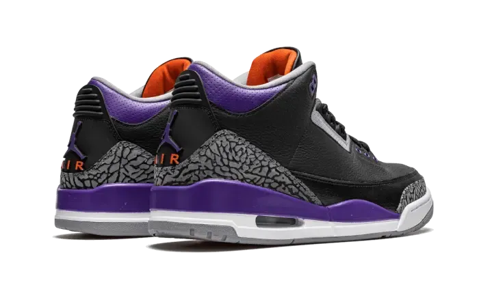 Air Jordan 3 Retro Black Court Purple