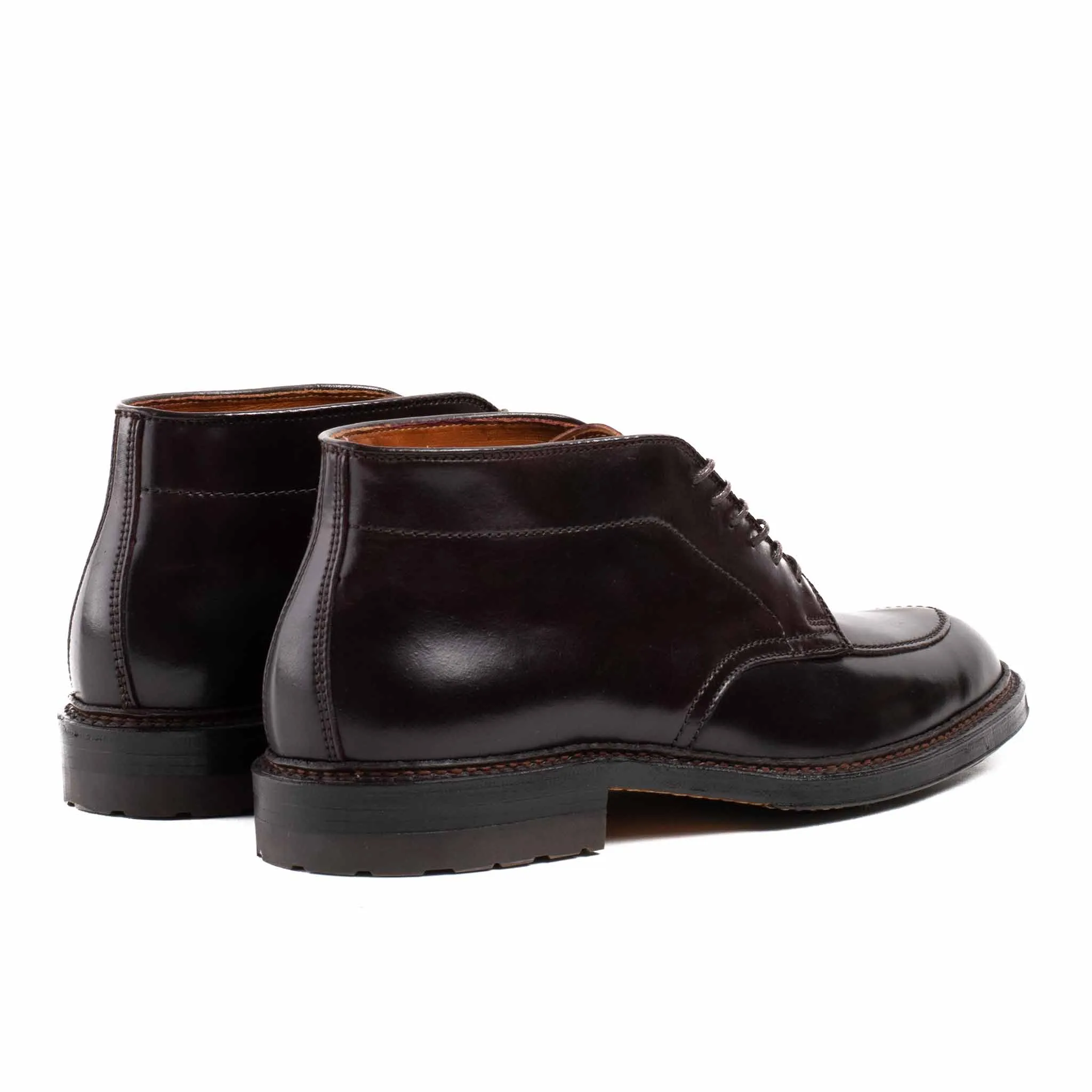 Alden Six Eye Chukka Boot Colour 8 Cordovan With Commando Sole