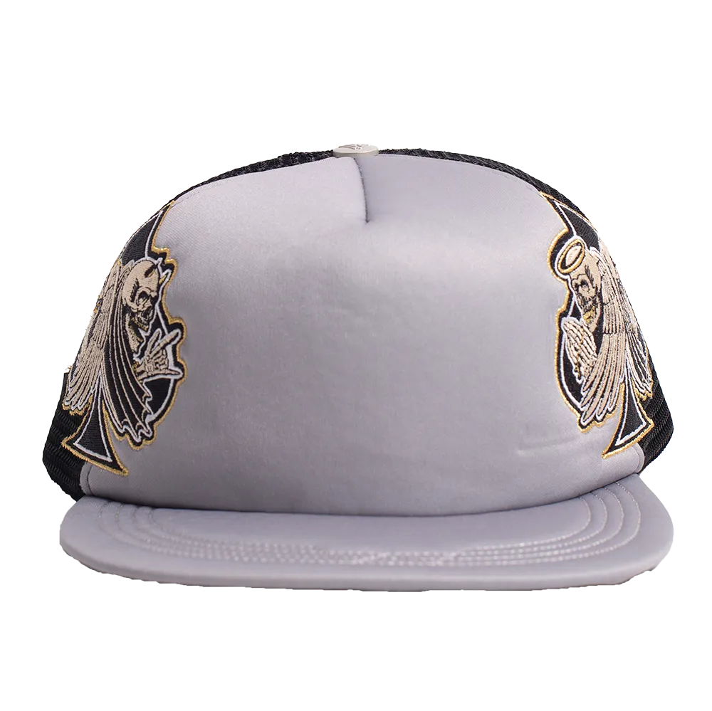 ANGEL DEMON CHOICES TRUCKER HAT