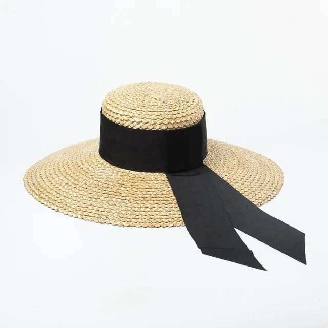 Années 50 Chapeau De Paille Pin Up Saint-Tropez