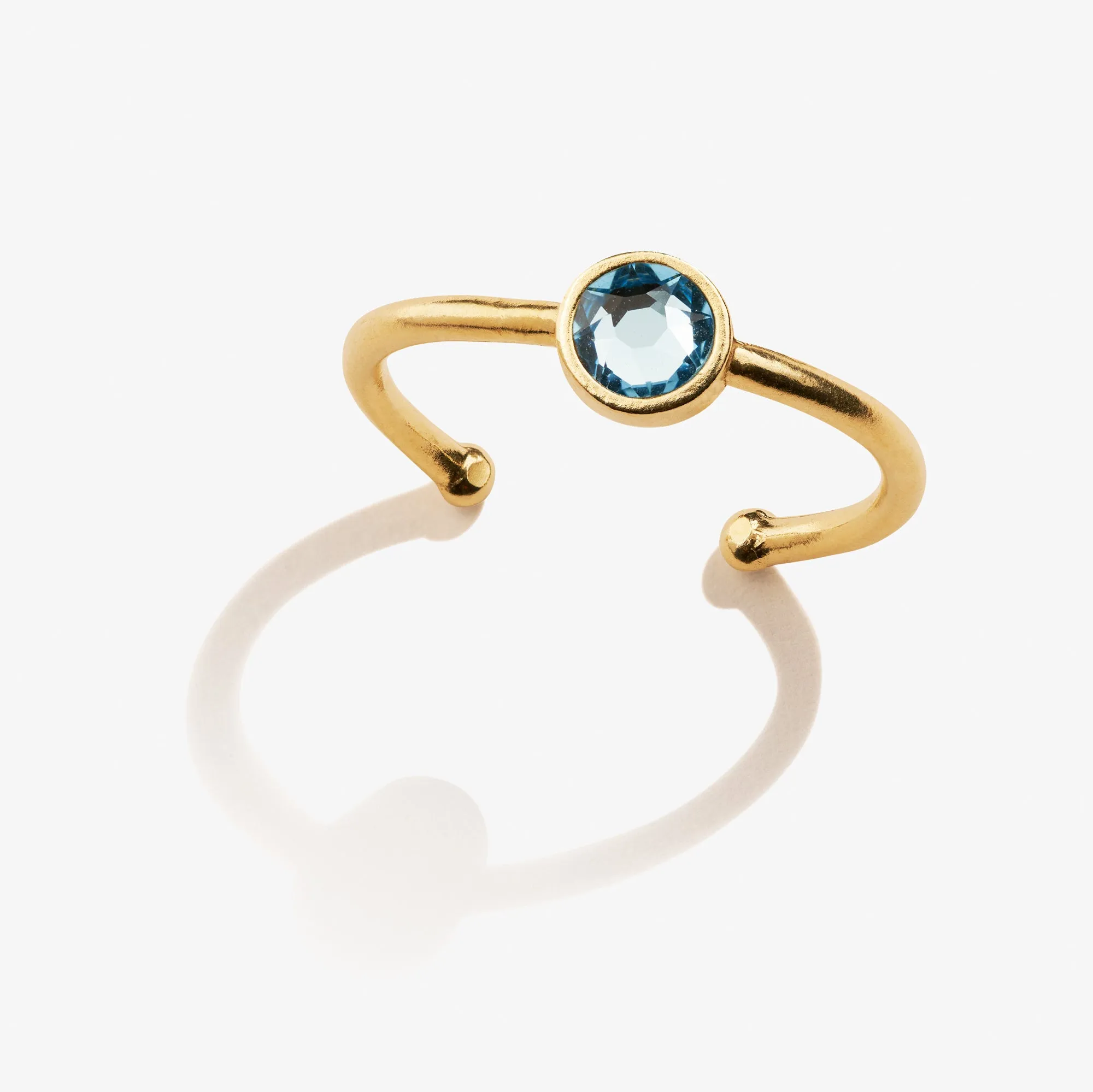 Aquamarine Birthstone Ring, March