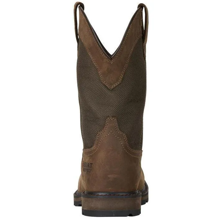 Ariat Men's Groundbreaker 10" Wide Sqr Stl Toe Western Work Boot - 10015196