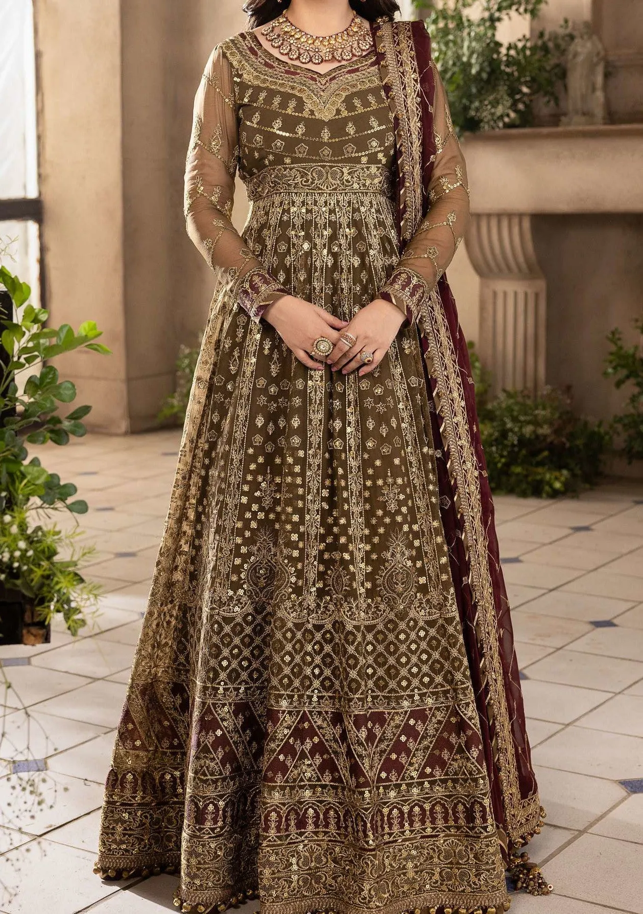 Asim Jofa Khwab Pakistani Chiffon Anarkali