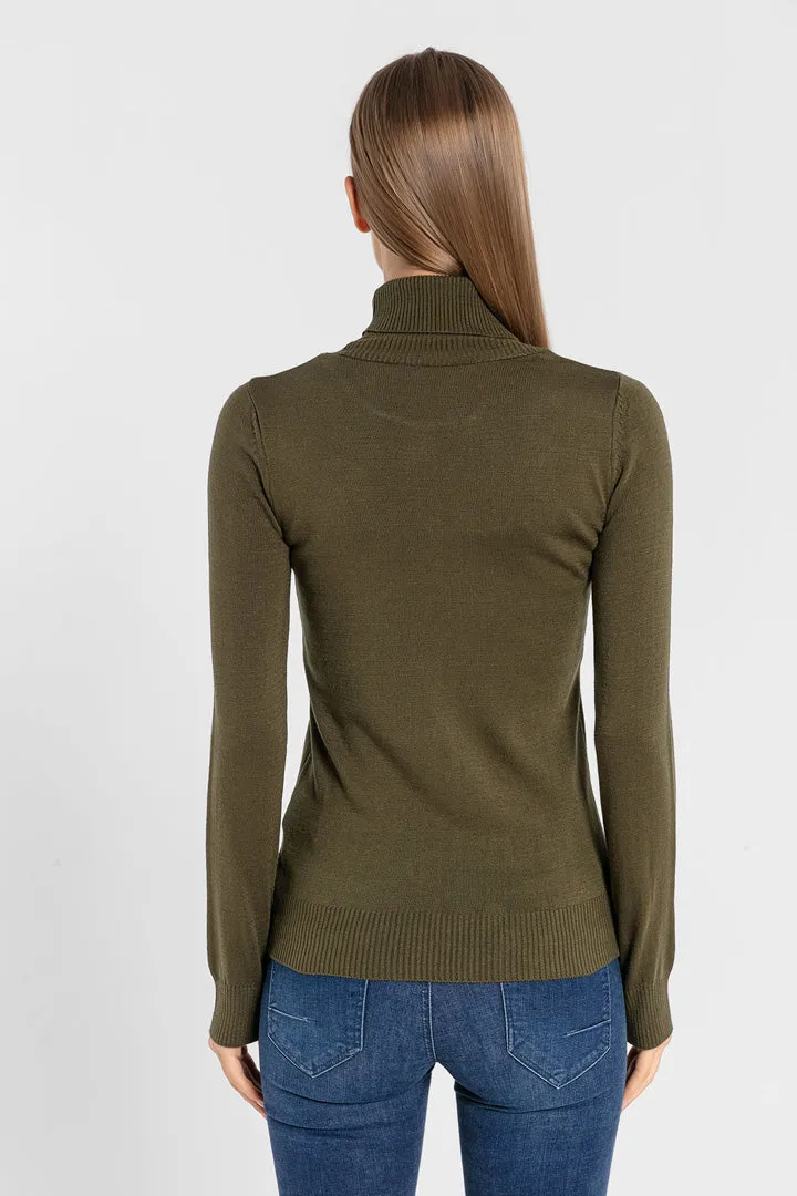 BODY FITTED TURTLE NECK