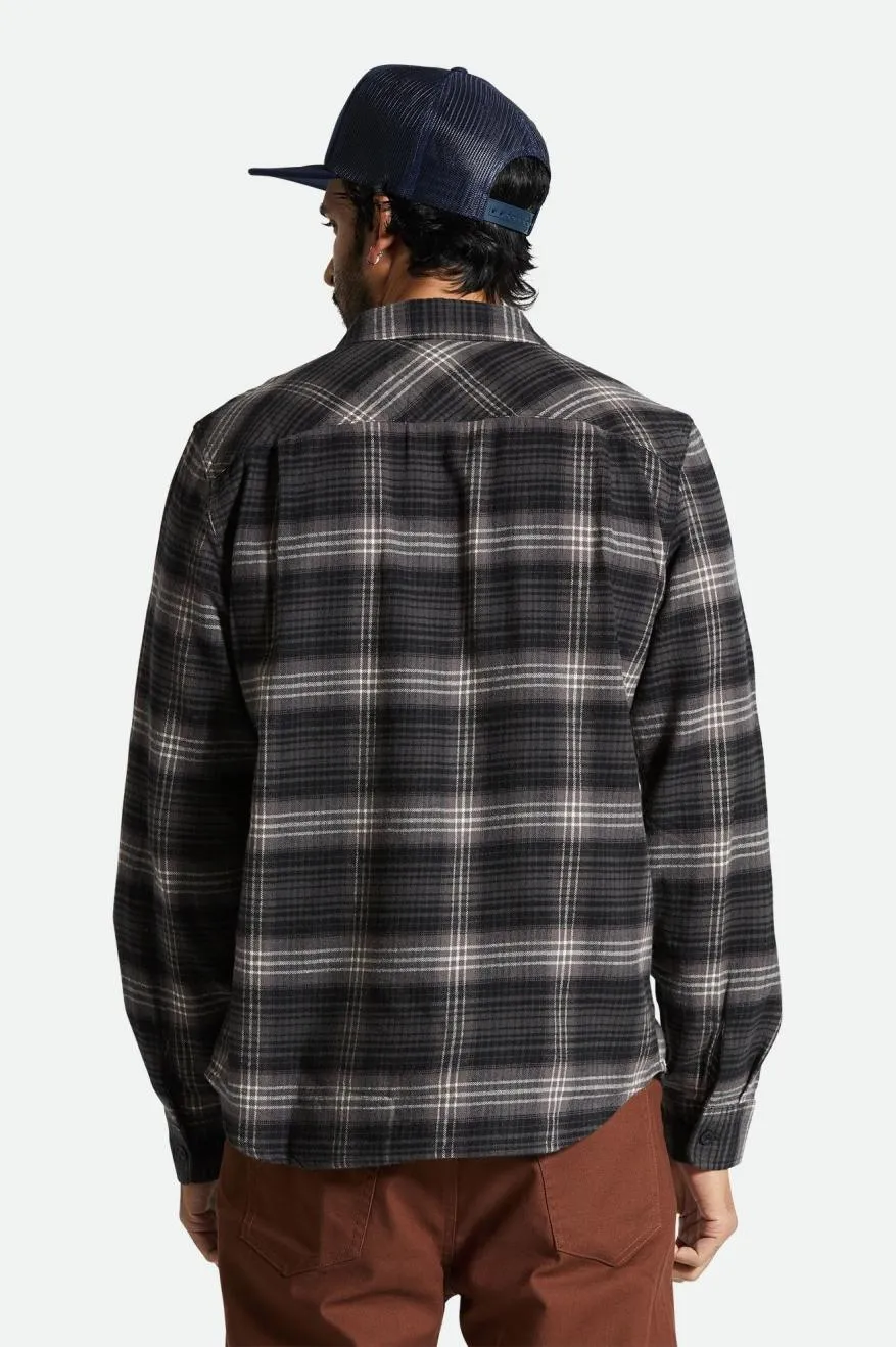 Bowery Lightweight Ultra Soft Flannel - Charcoal/Black