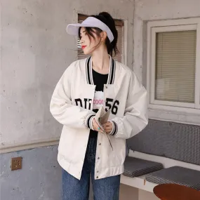 Button-Down Jacket With Pockets And Lettering