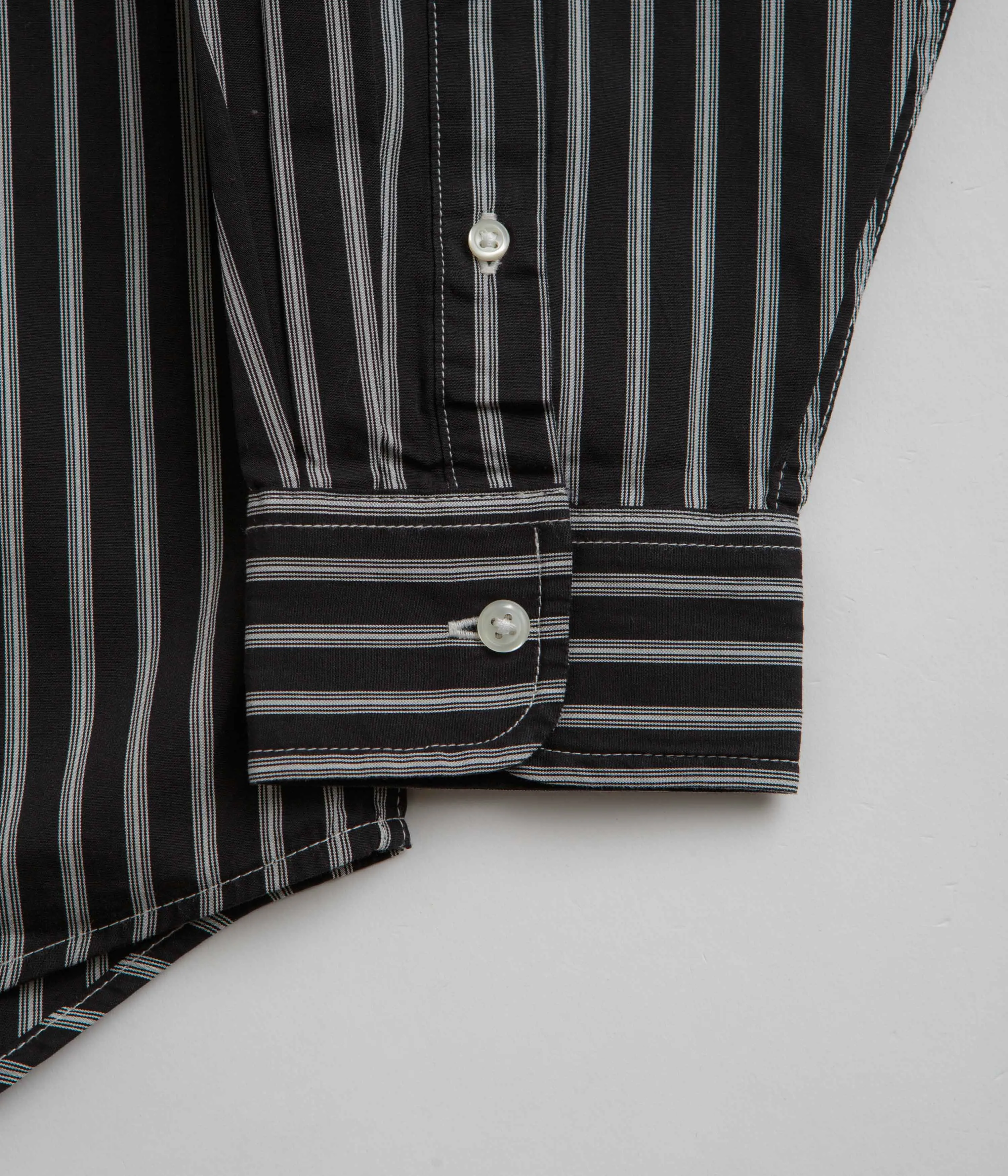 Carhartt Ligety Stripe Poplin Shirt - Black / Wax