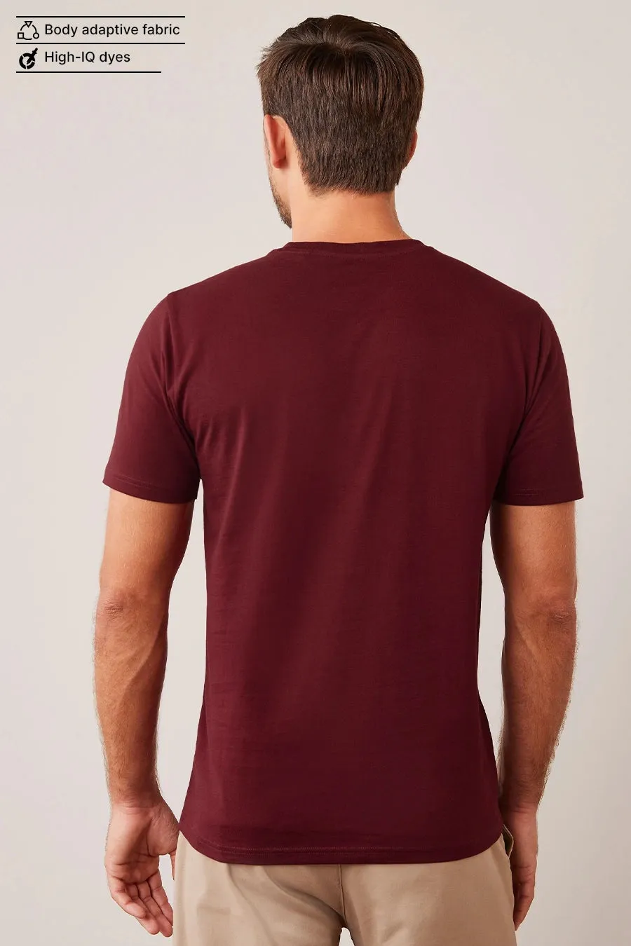 Classic Crew in Maroon