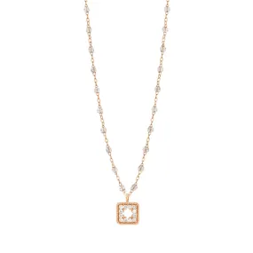 Classic Gigi Sparkle Treasure Necklace Rose Gold, 16.5"