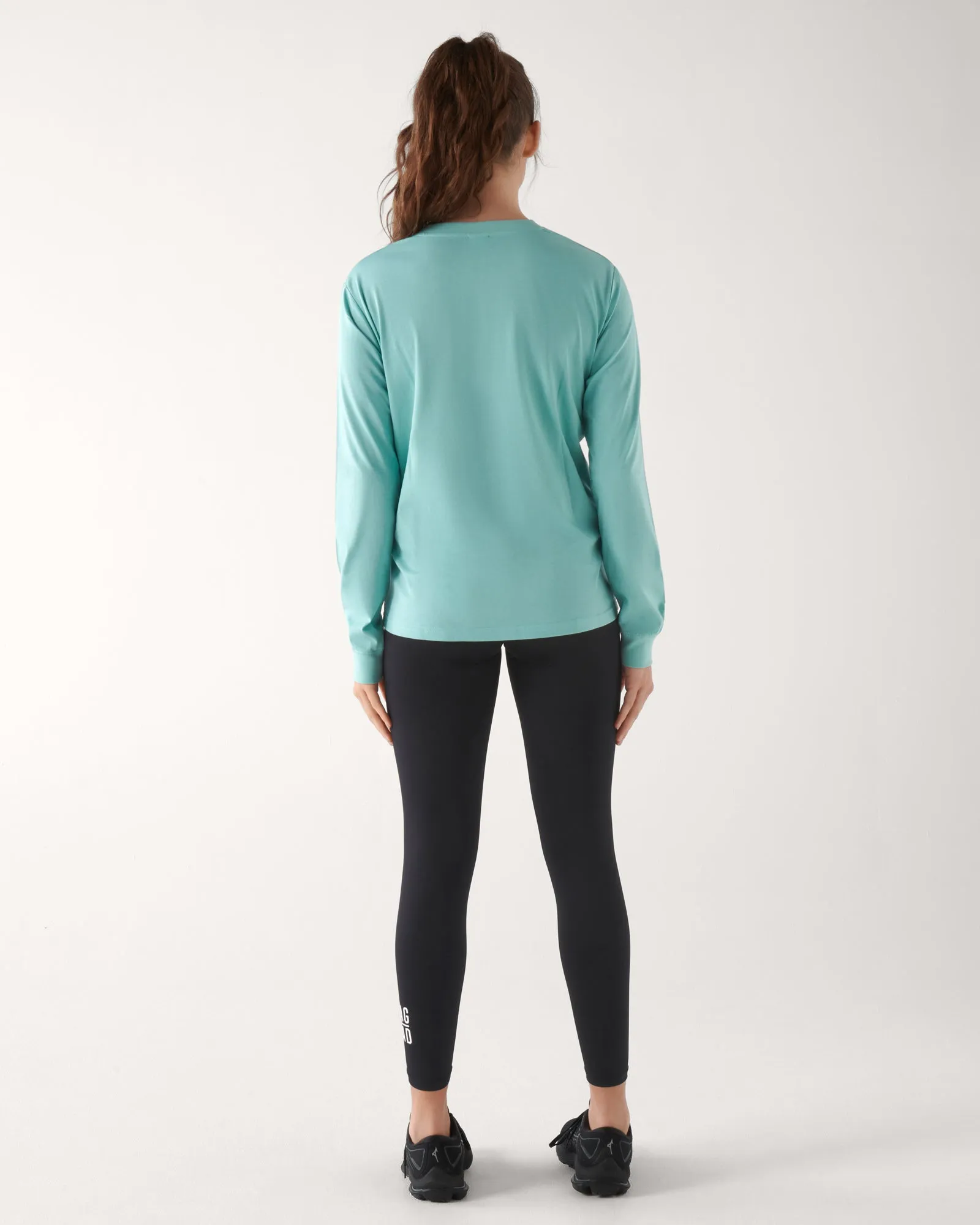 CLASSIC KEYLINE LONG SLEEVE TEE SAGE