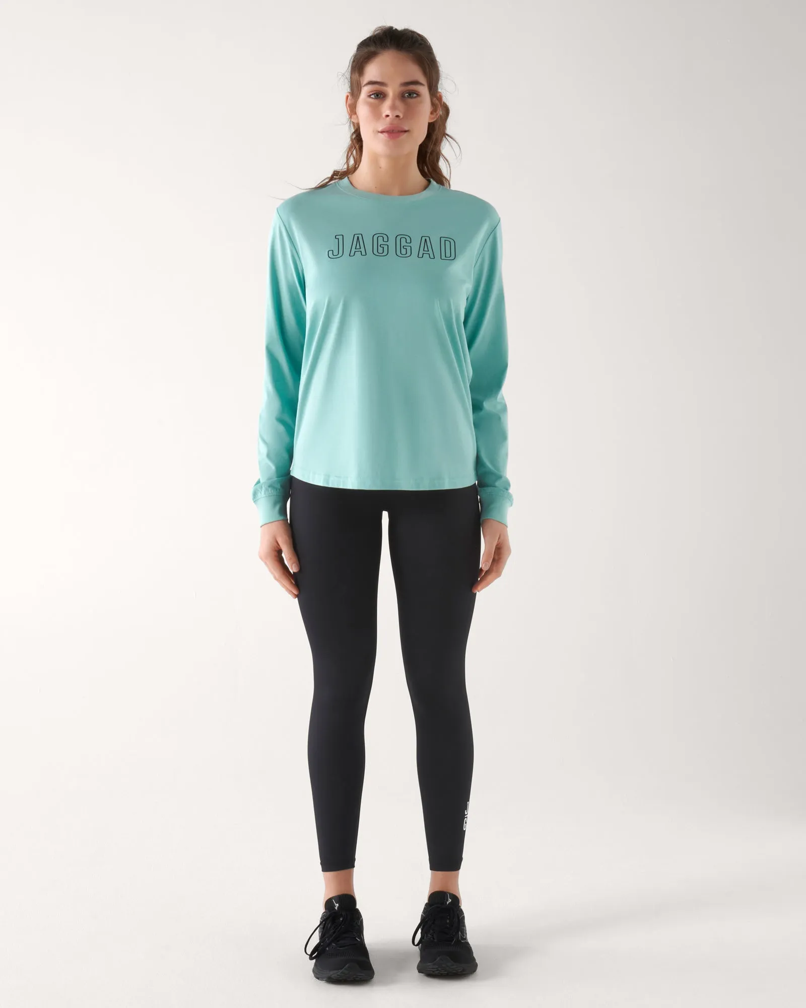 CLASSIC KEYLINE LONG SLEEVE TEE SAGE