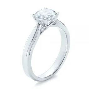 Contemporary Solitaire Engagement Ring [Setting Only] - EC086