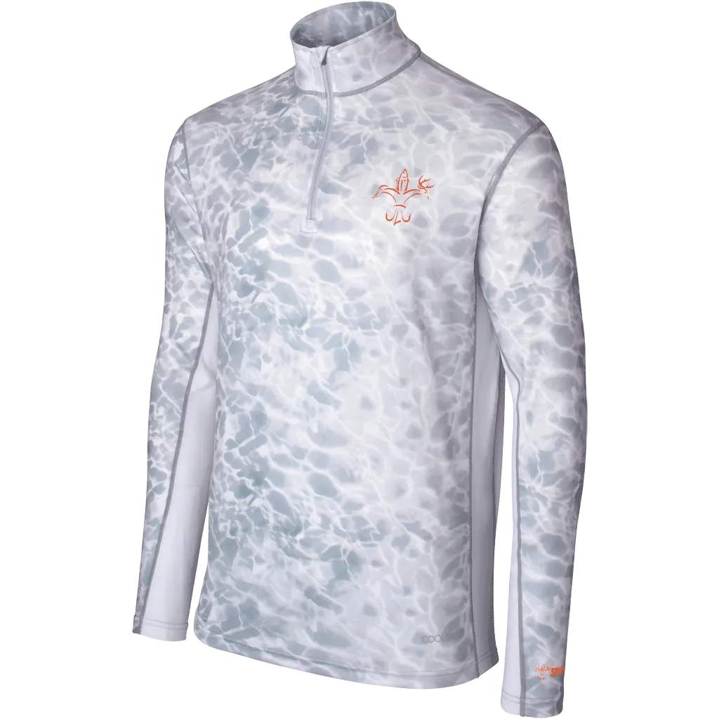 Cool Breeze Quarter Zip: Breathable Long Sleeve Fishing Shirt