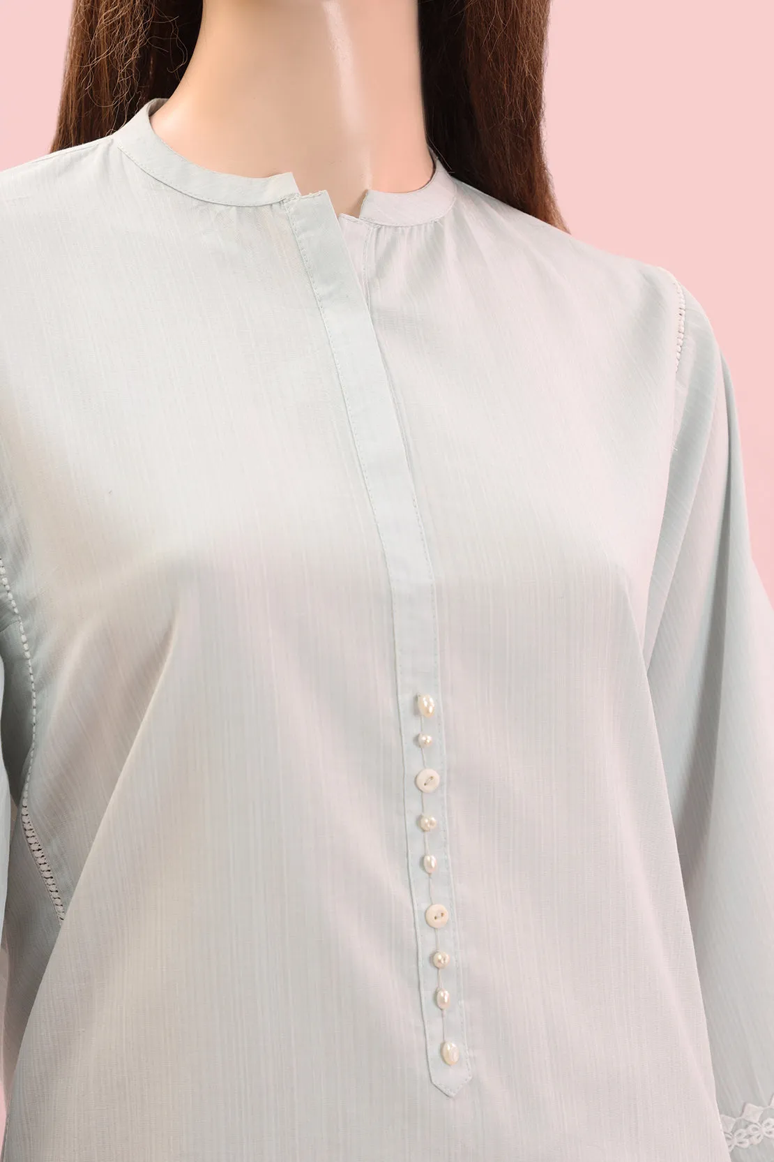 Cotton Solid Stitched Shirt