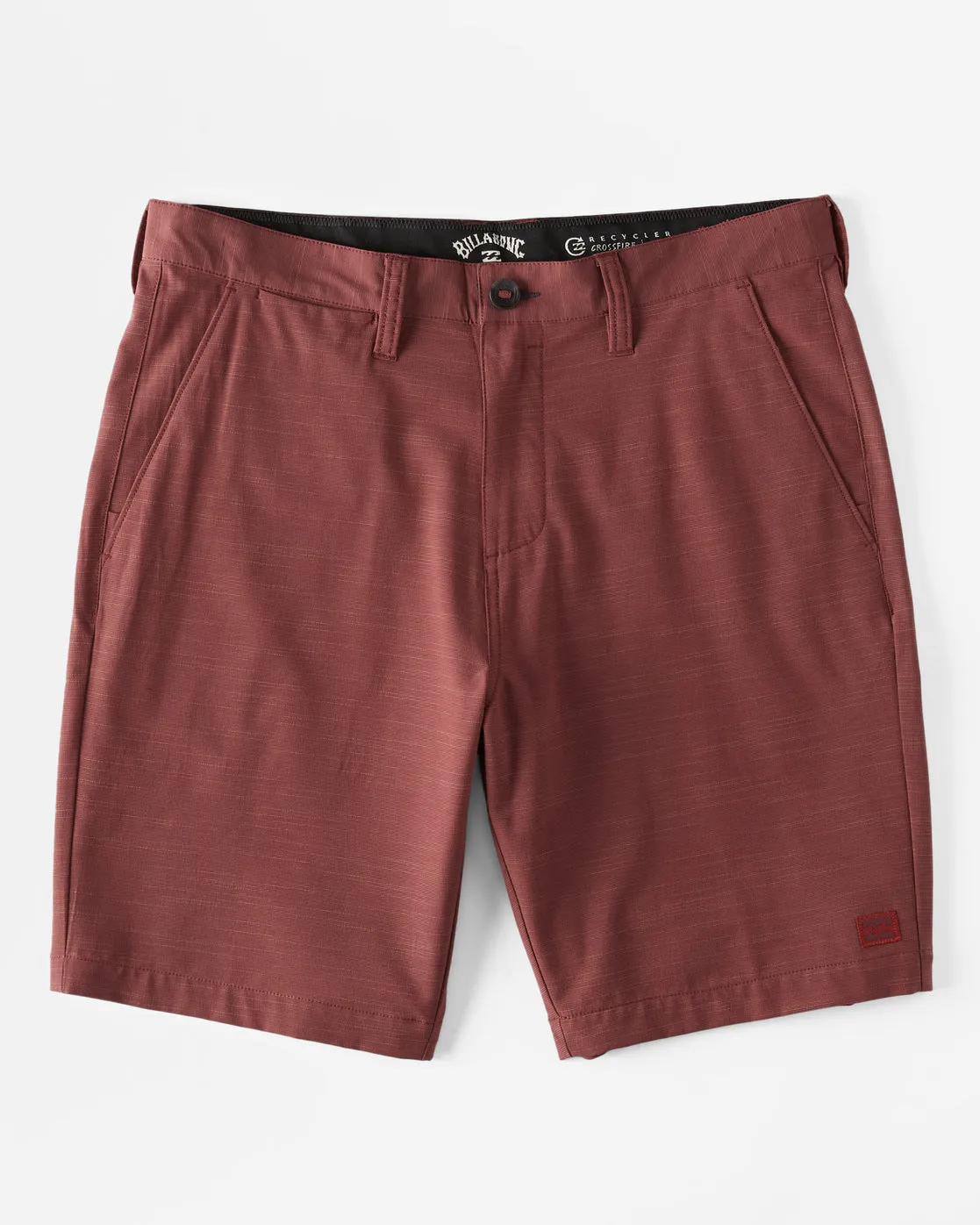 Crossfire Slub 19 Hybrid Submersible Shorts - Dusty Red