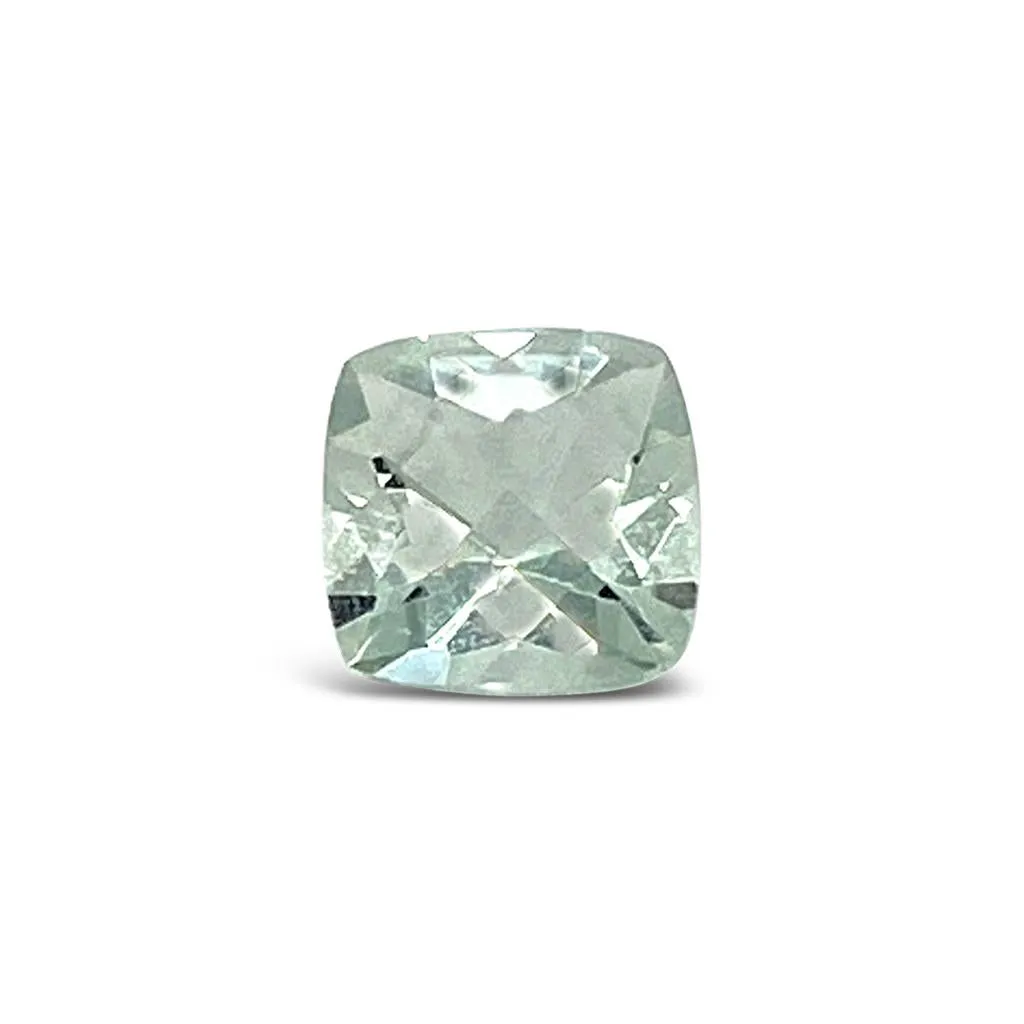 Cushion Cut Green Amethyst Gemstone (7mm)