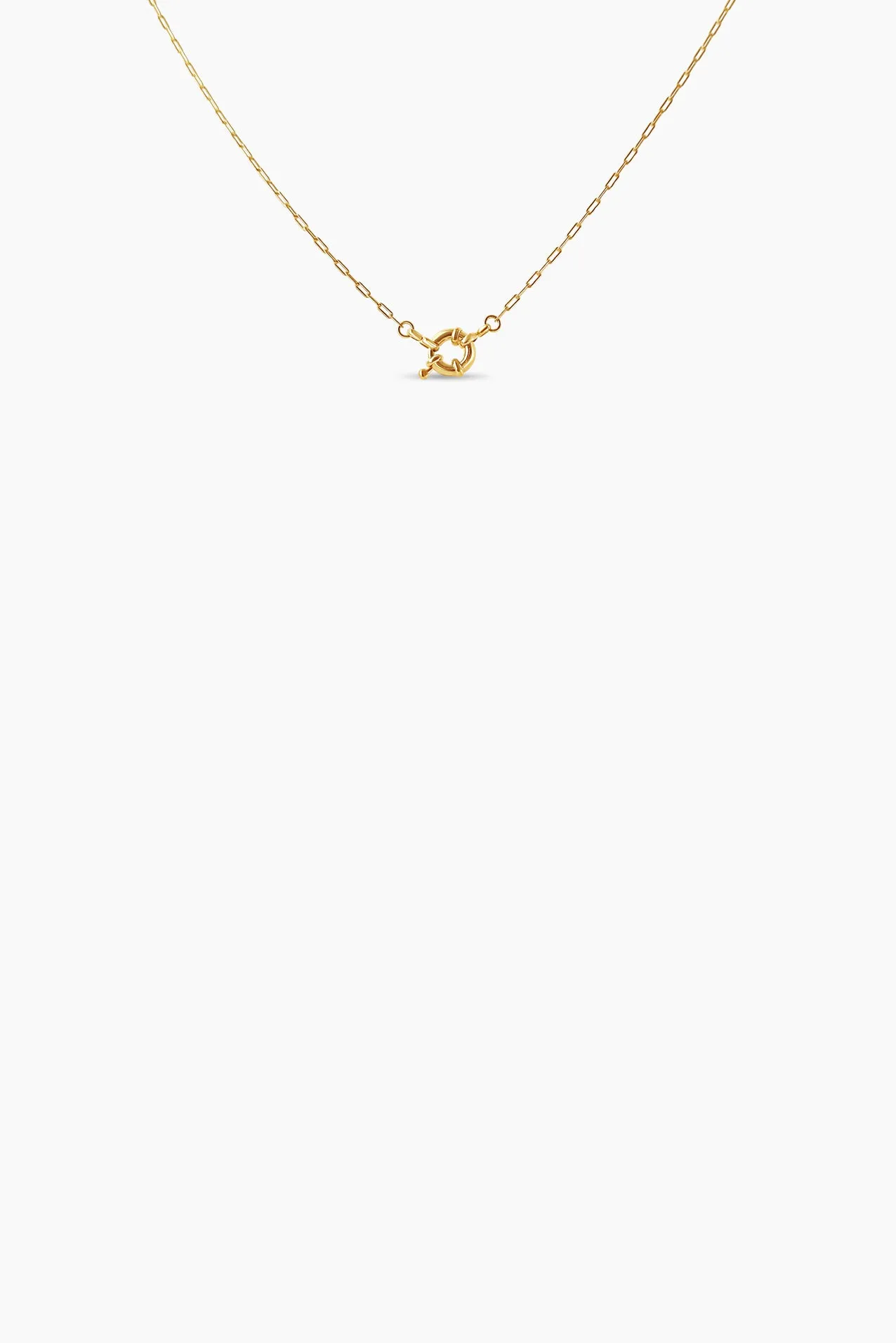 Dainty Paper Clip Toggle Chain