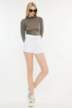 Deysi  Ultra High Paper Bag Shorts