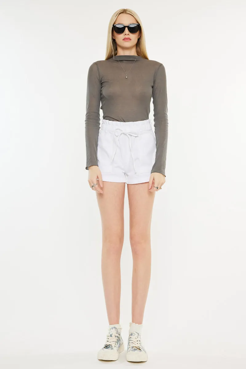 Deysi  Ultra High Paper Bag Shorts