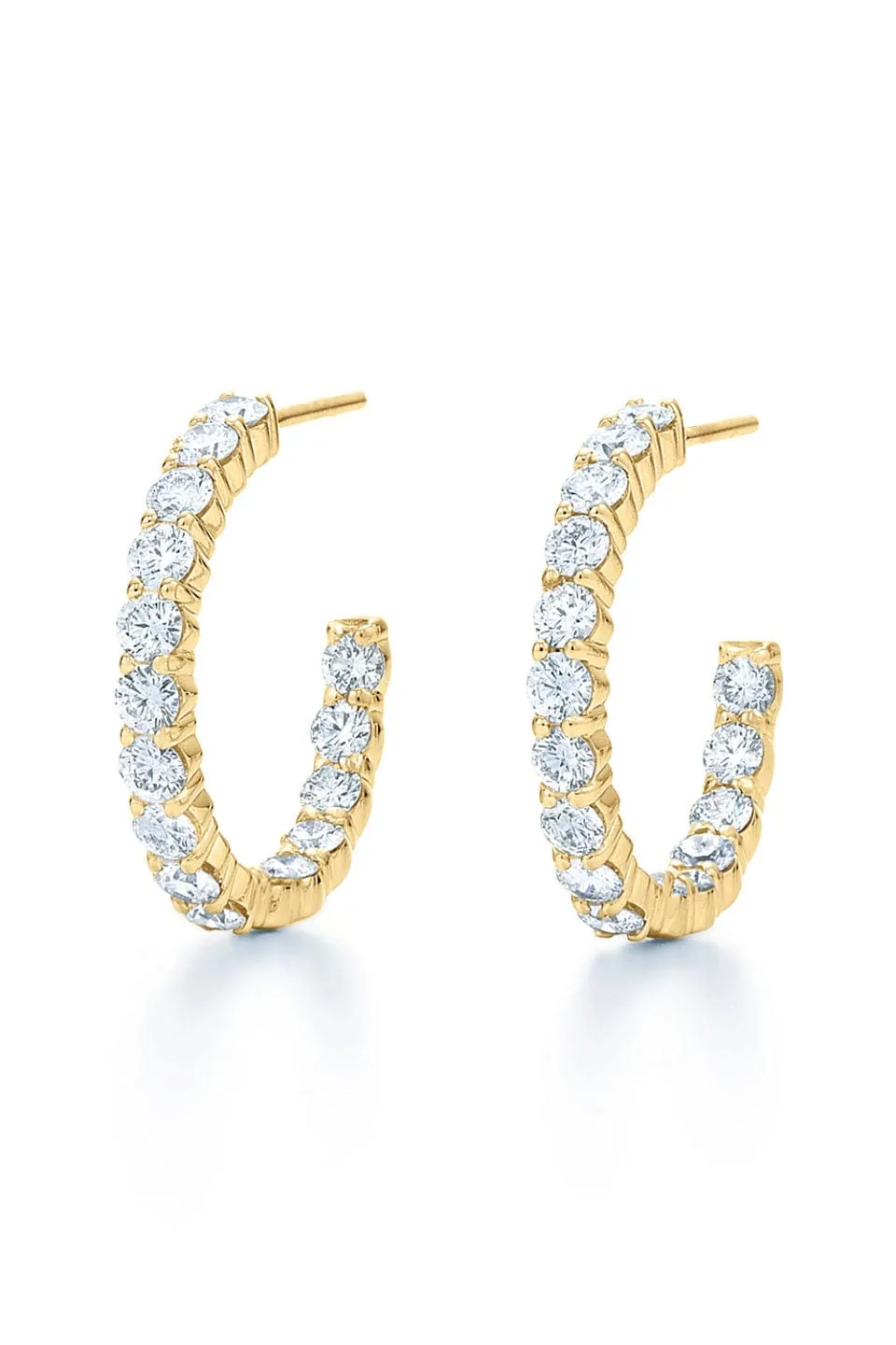 Diamonds Hoop Earrings