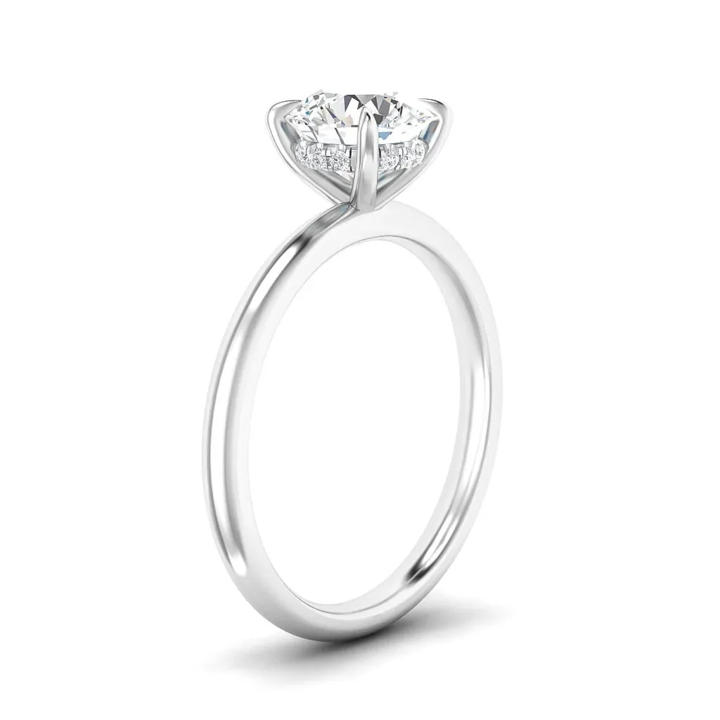 Elaine  - 18ct White Gold - Round