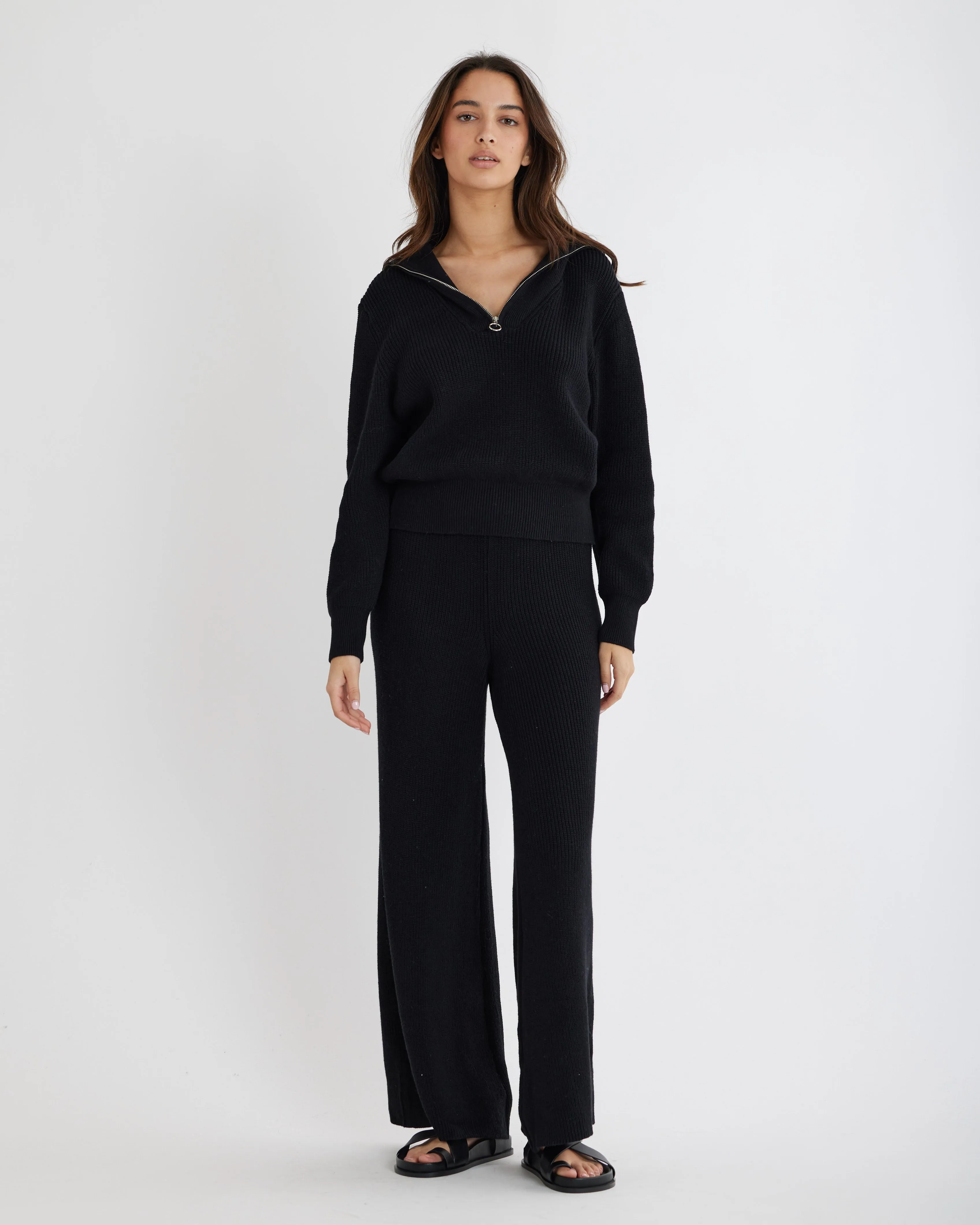 Eline Knit Pant - Black