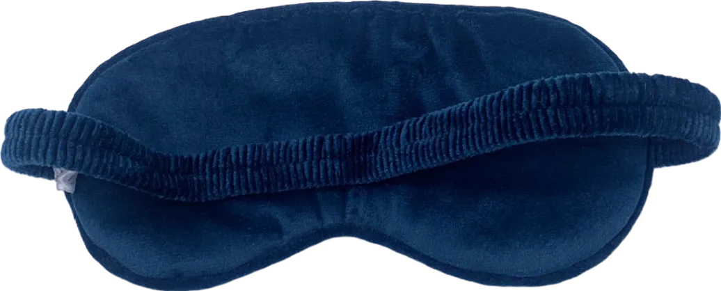 Elizabeth Scarlett Navy Velvet Turtle Eye Mask