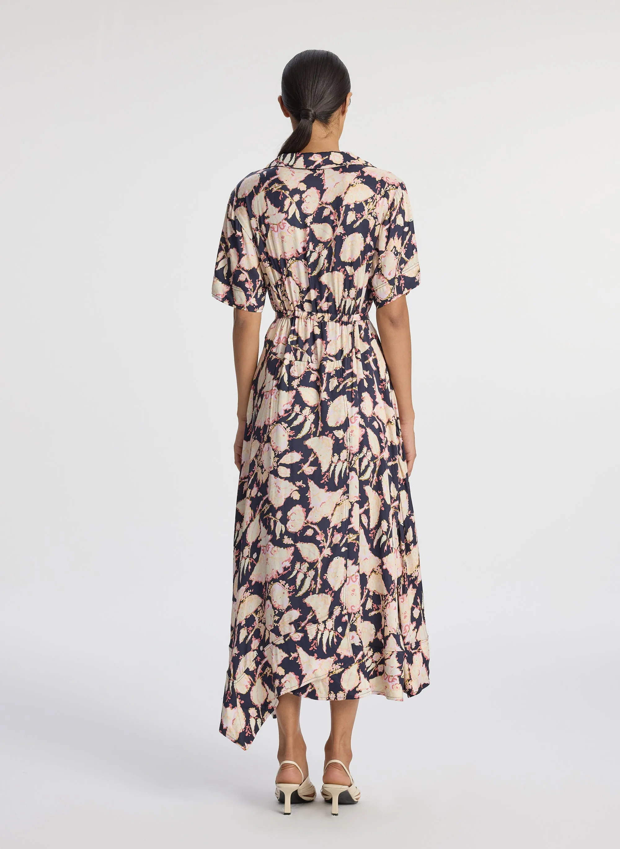 Emery Midi Wrap Dress