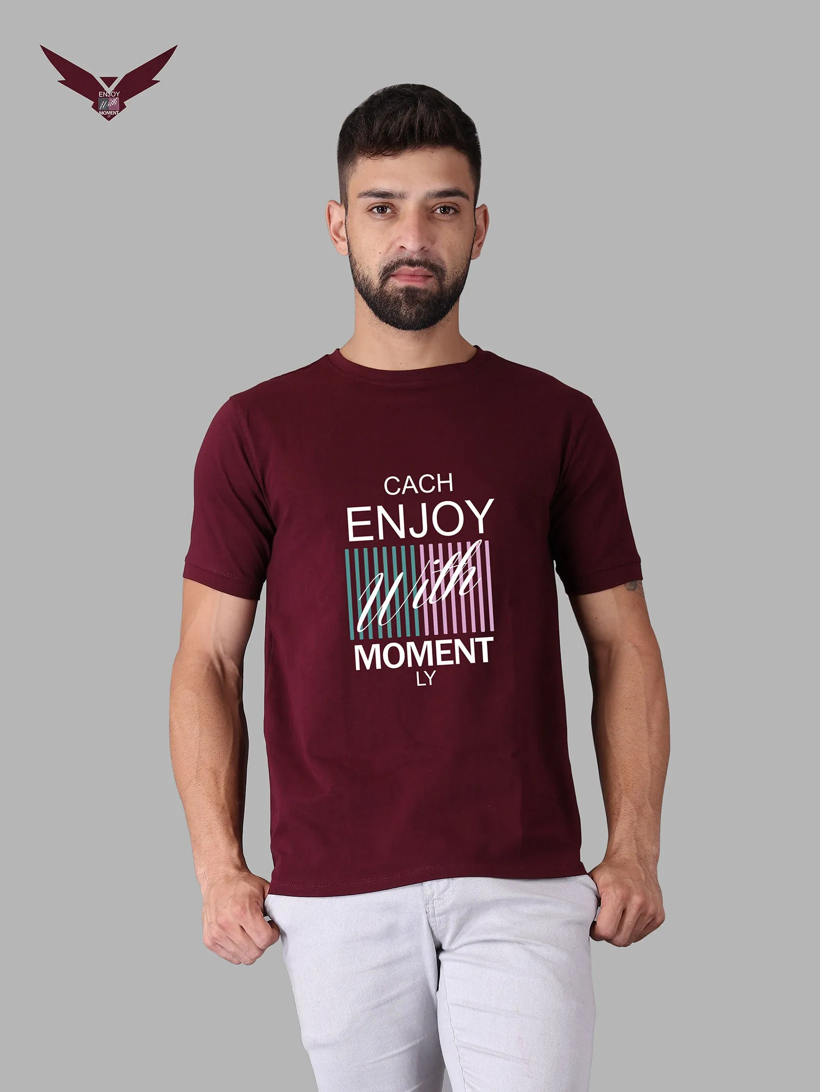 Enjoy with Moment Crew Neck T-shirt