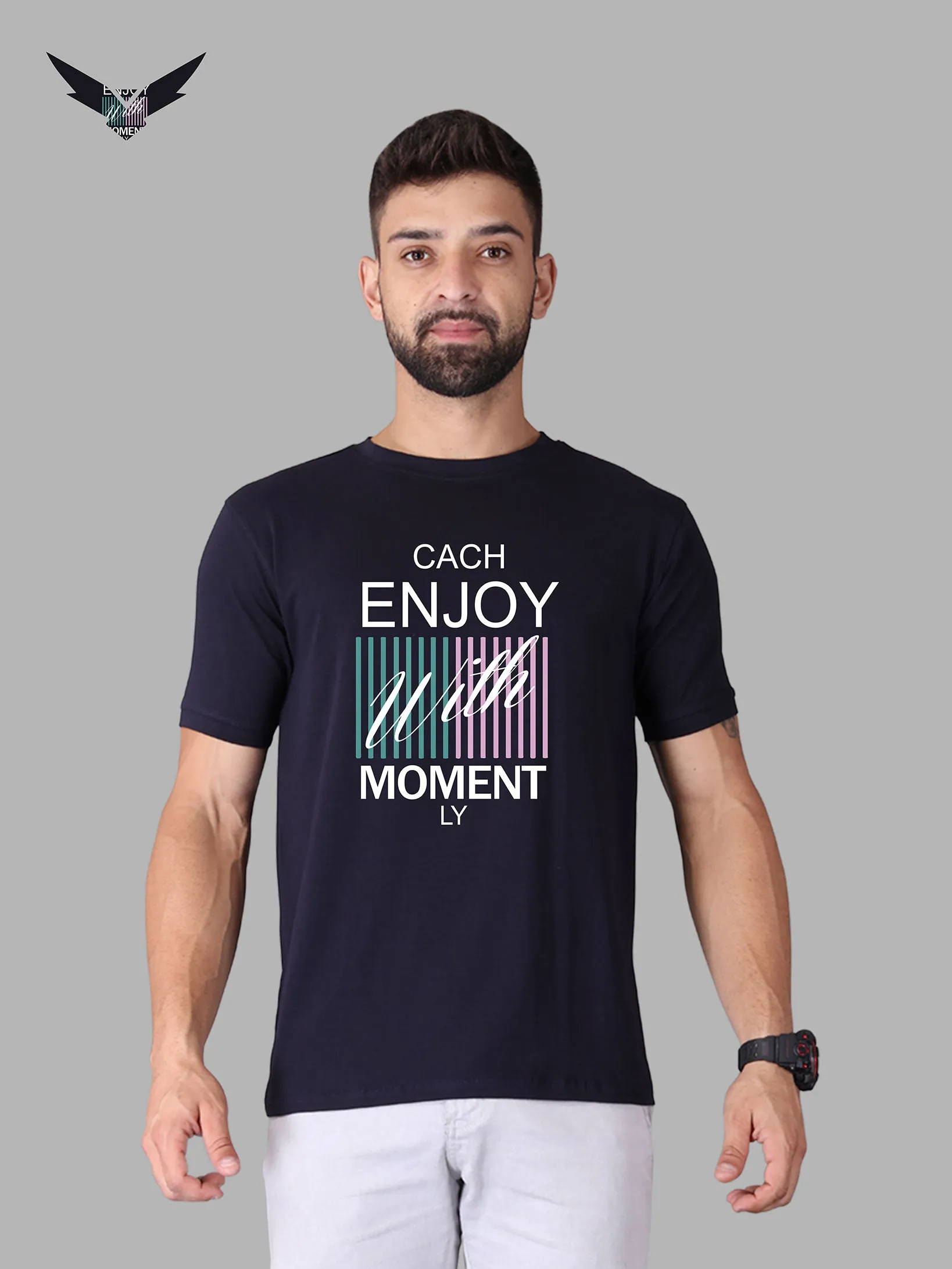 Enjoy with Moment Crew Neck T-shirt