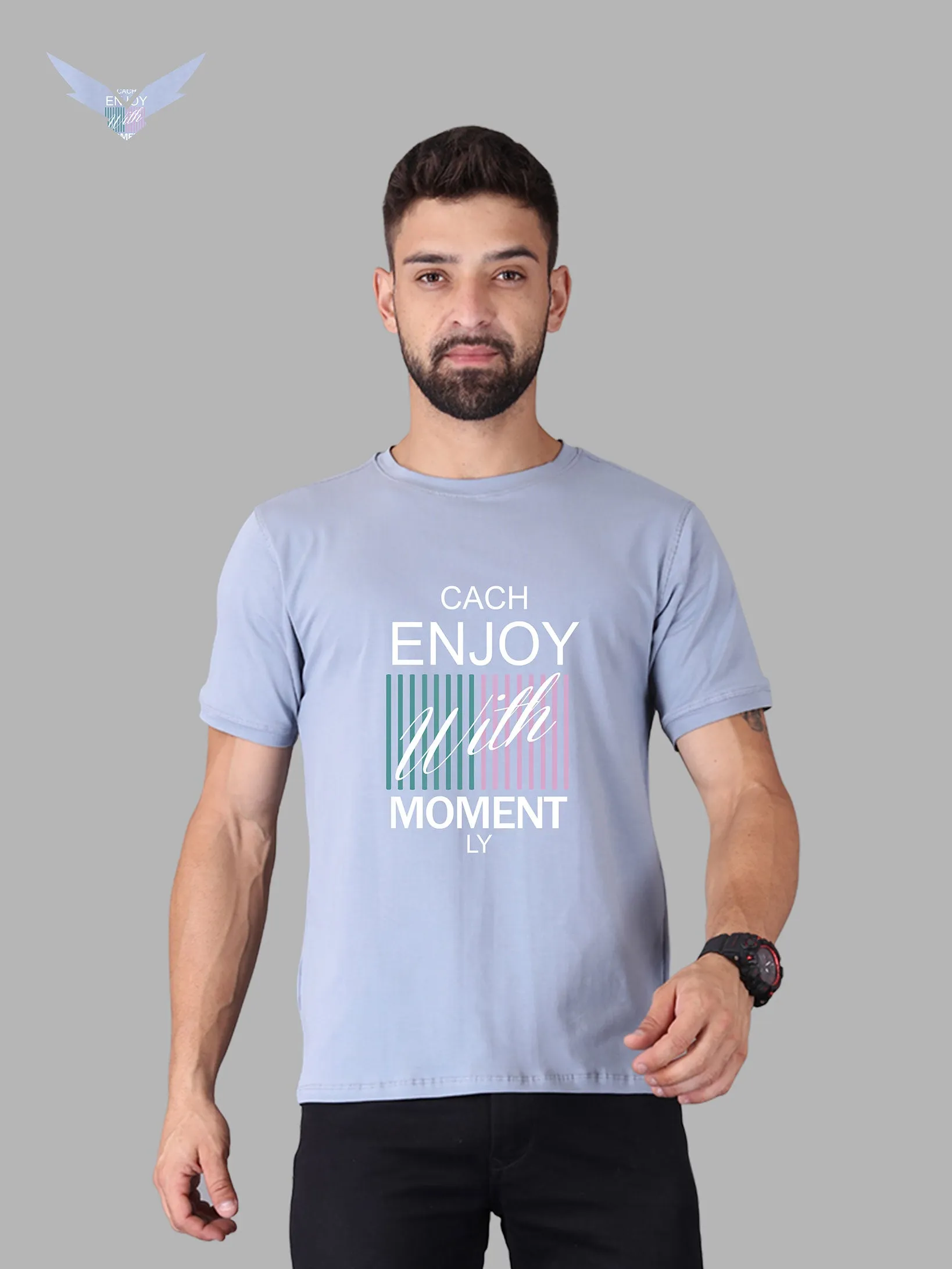 Enjoy with Moment Crew Neck T-shirt