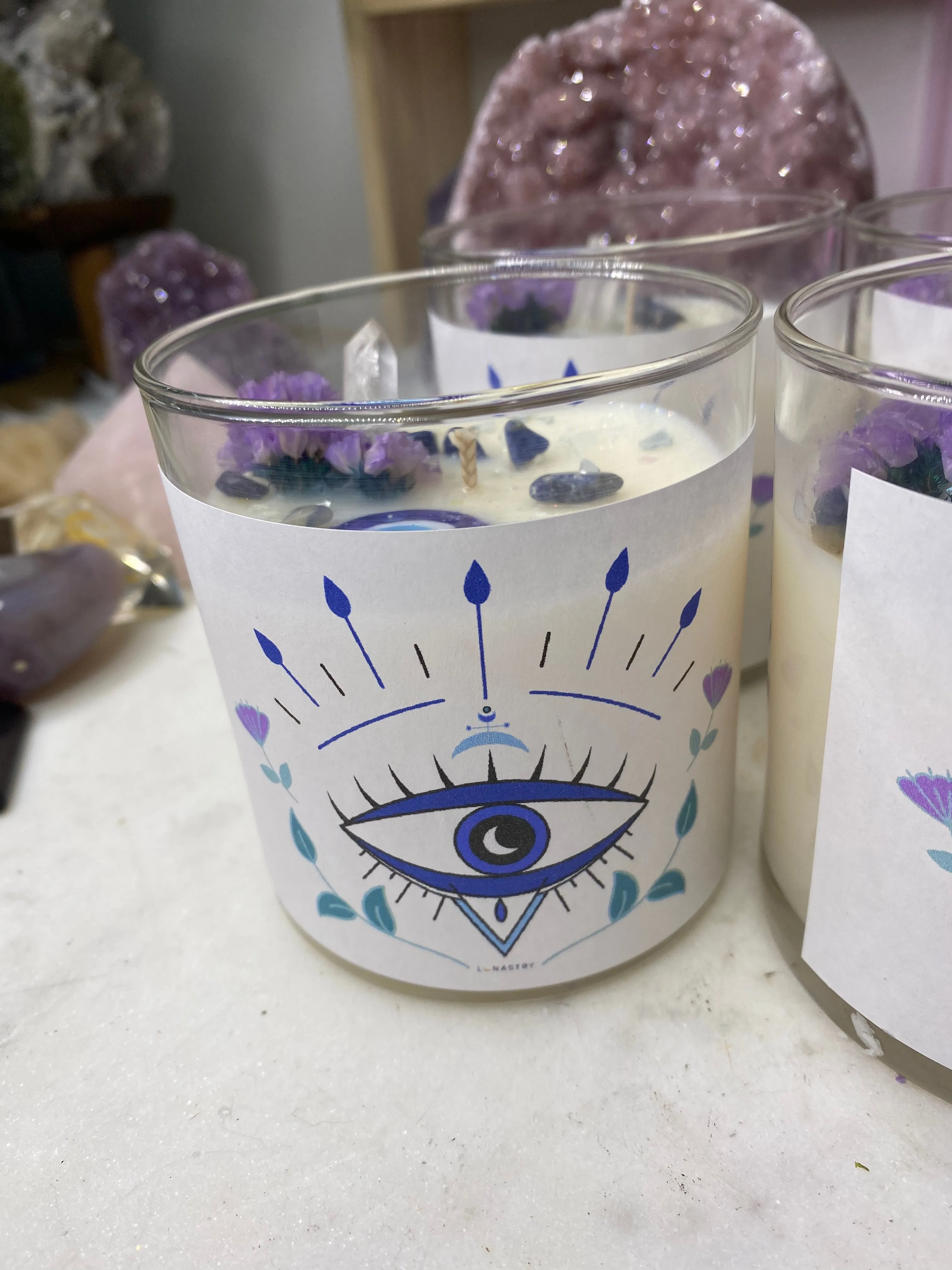 Evil Eye Candle