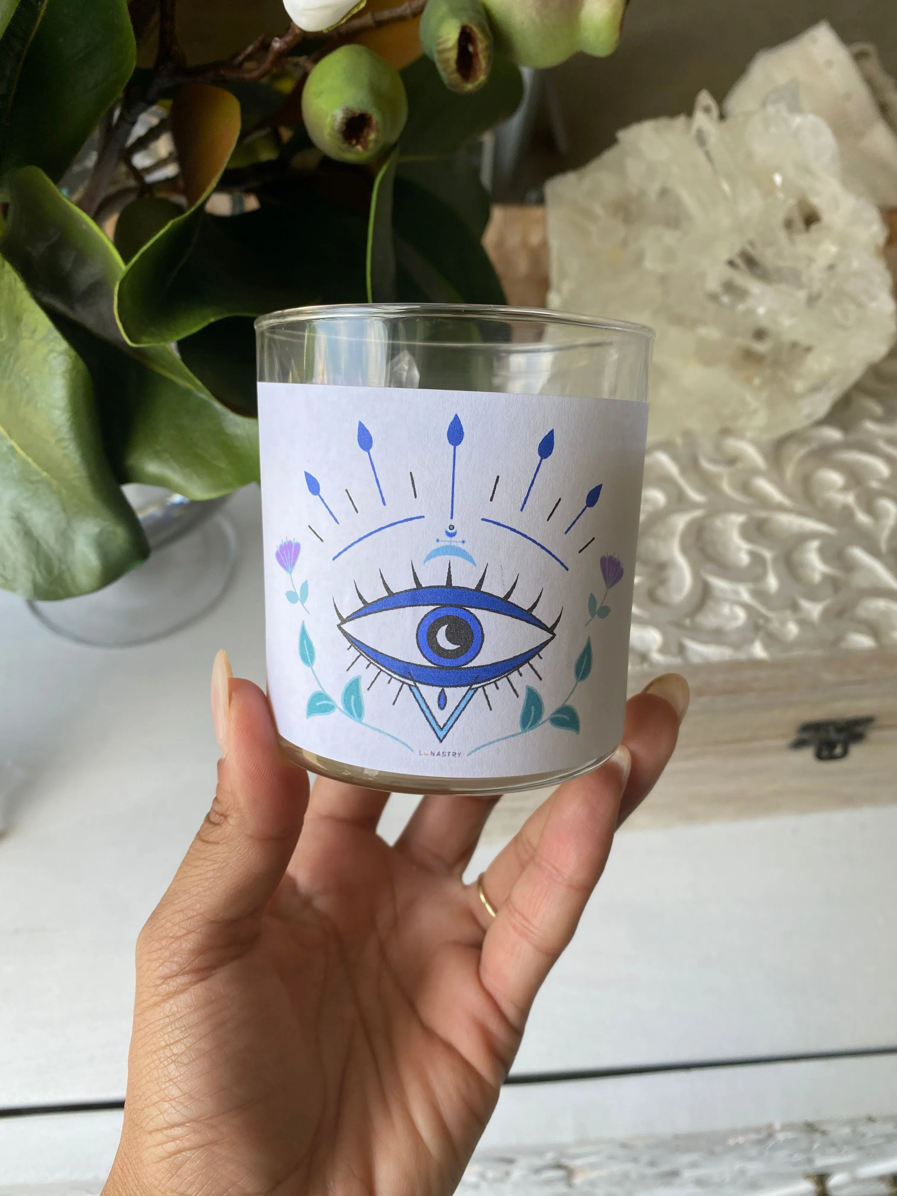 Evil Eye Candle