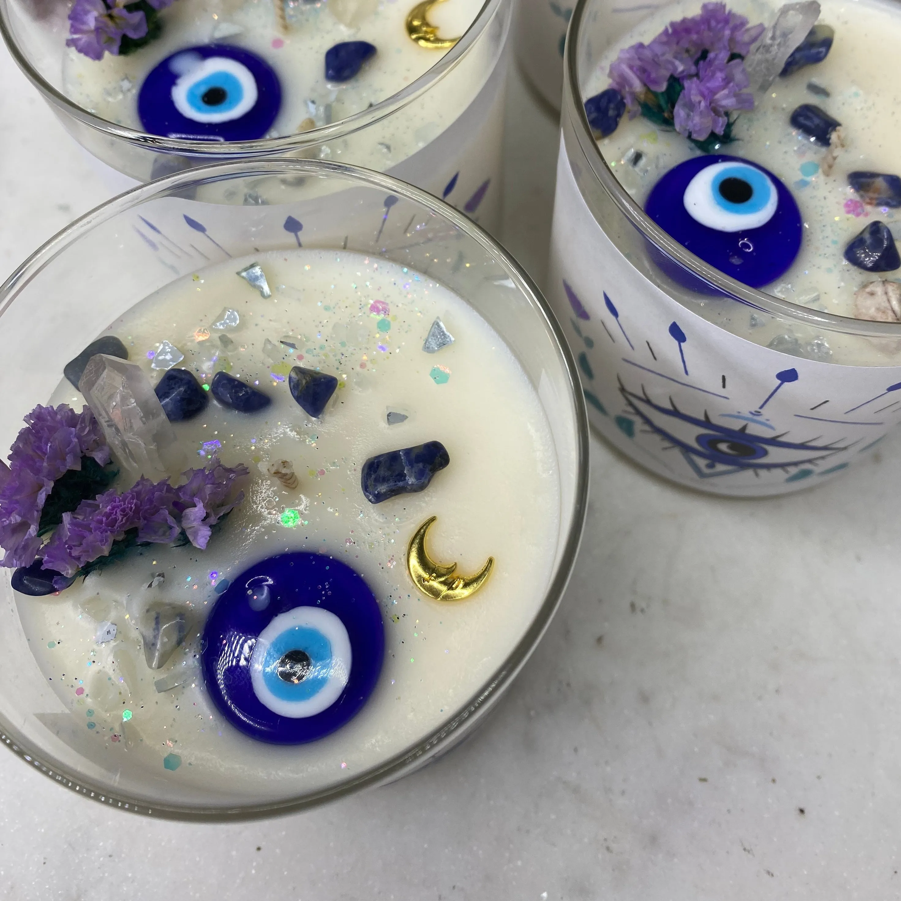 Evil Eye Candle