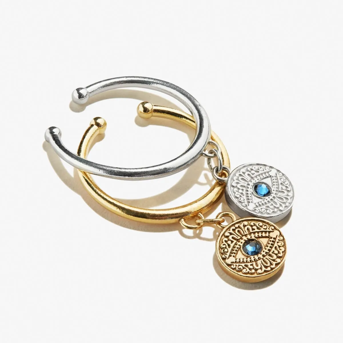 Evil Eye Charm Ring