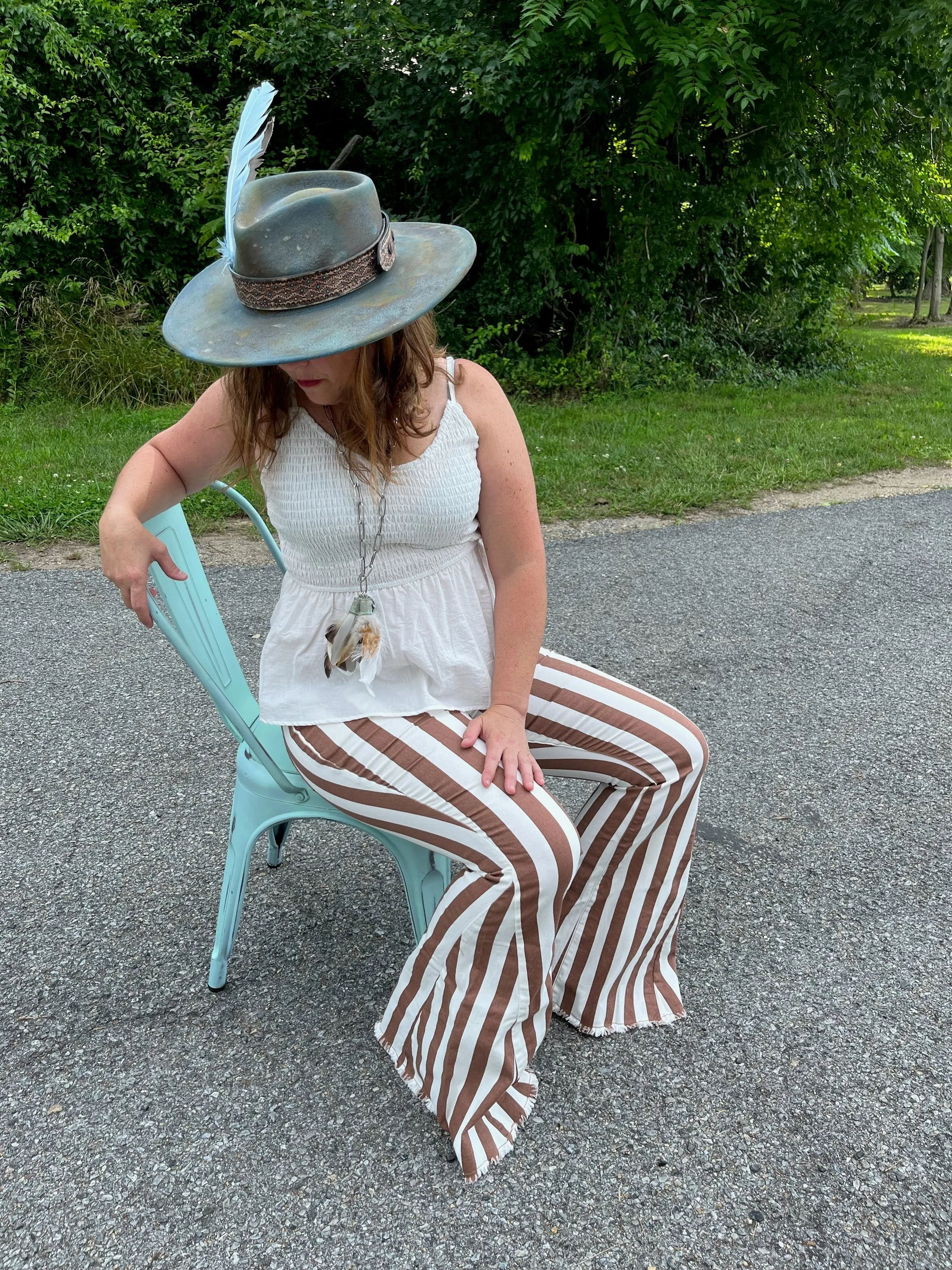 Feather your turquoise necklace