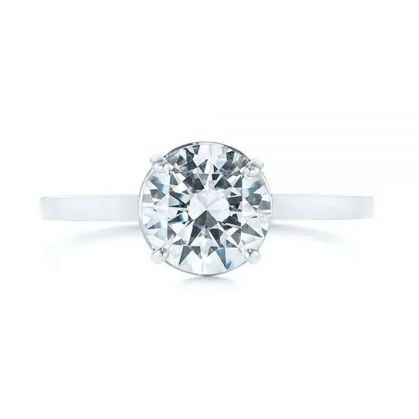 Four Prong Solitaire Diamond Engagement Ring [Setting Only] - EC065