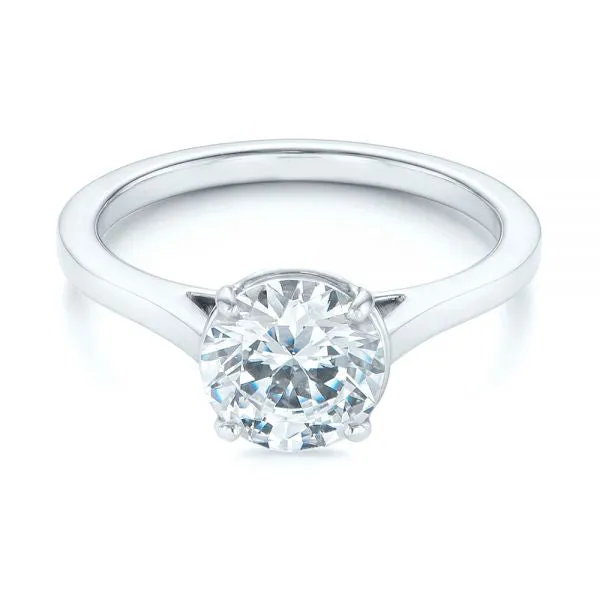 Four Prong Solitaire Diamond Engagement Ring [Setting Only] - EC065