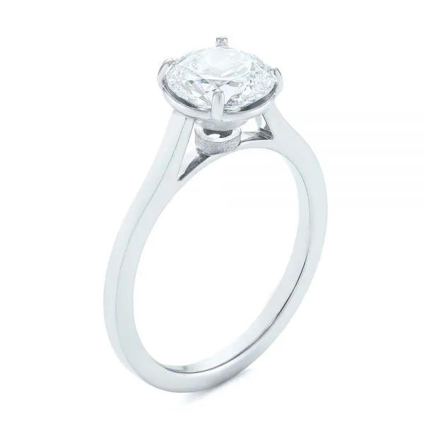 Four Prong Solitaire Diamond Engagement Ring [Setting Only] - EC065