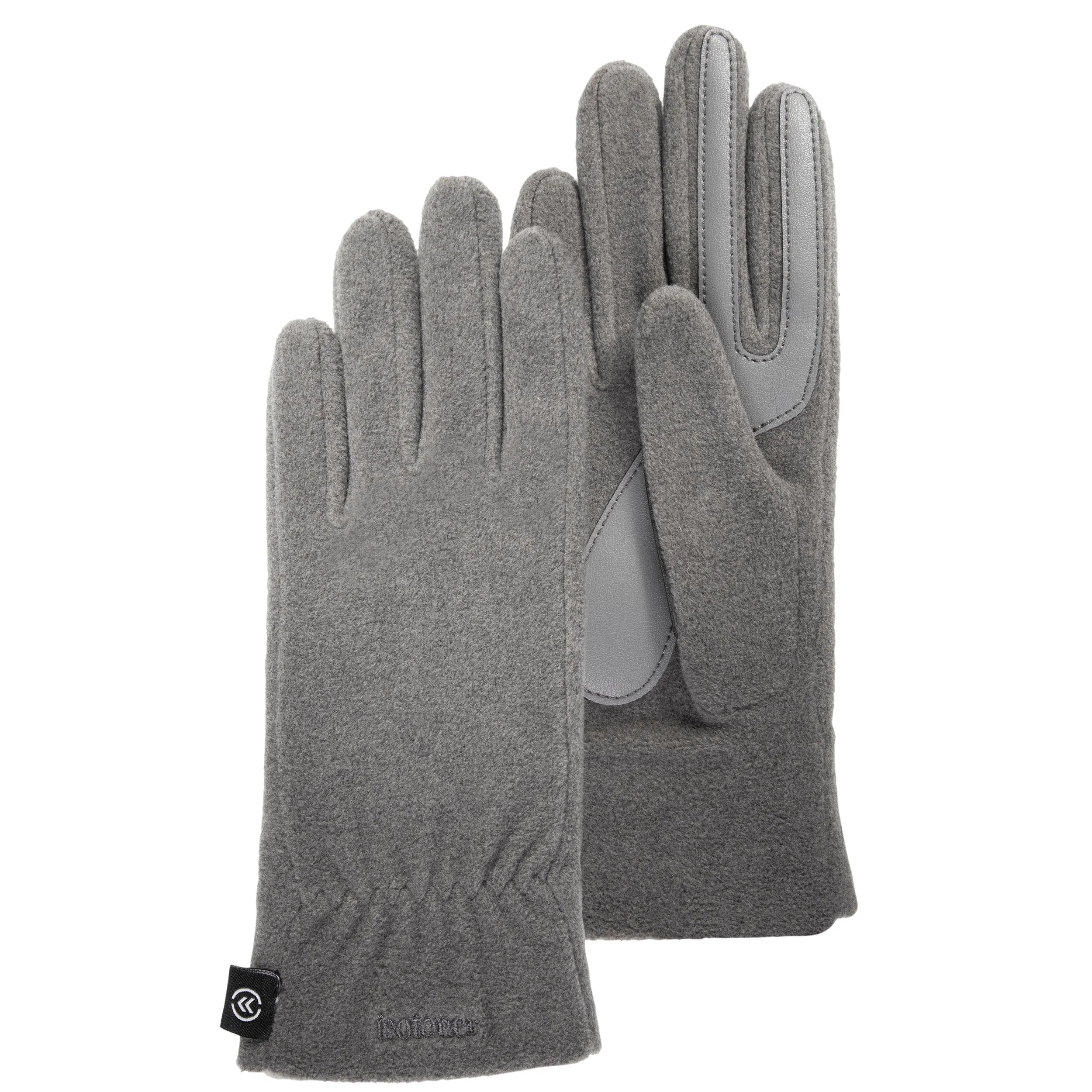 Gants Femme tactiles Polaire Recyclée Gris